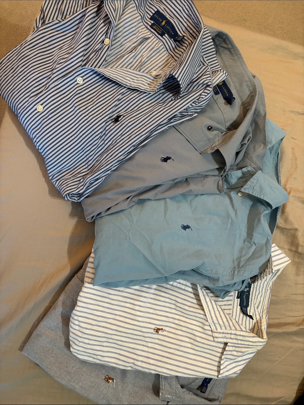 Bundle of 5 Ralph Lauren Shirts